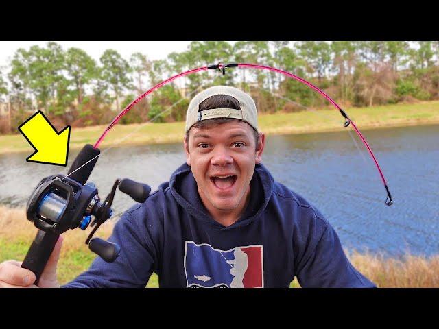 Dock Demon Fishing Rod Challenge! (Impressive)