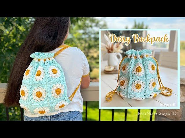 EASY CROCHET: Daisy Backpack (Beginner Friendly!)