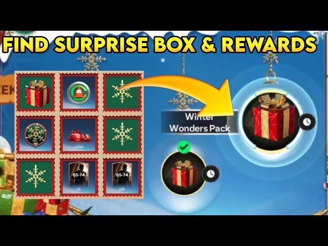 HOW TO FIND WINTER WONDERS EVENT SURPRISE GIFT BOX GET 97-103 REWARDS IN EA FC FIFA MOBILE 24 25