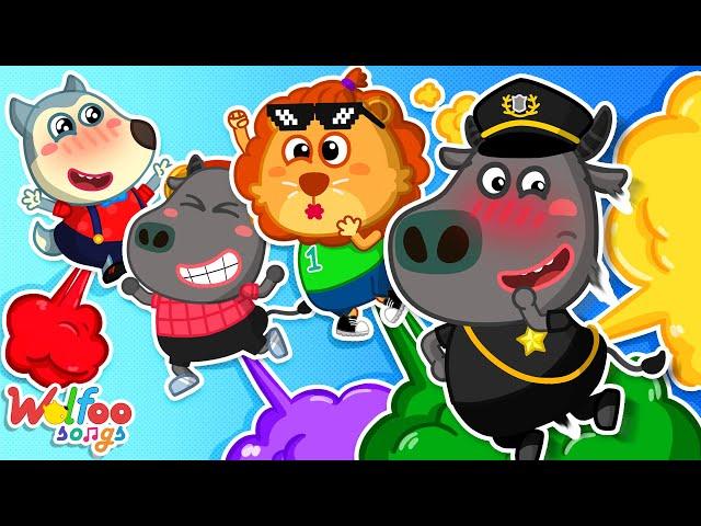 We Are a Gassy Poopy Team  Funny Farting Song  Wolfoo Nursery Rhymes & Kids Songs