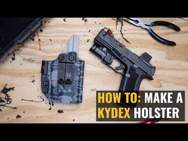 How To Make A Kydex Holster - CR920XP Edition.