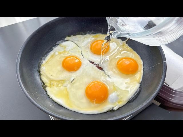 계란프라이 마지막에 물을 붓지 않는 것은 큰 실수 입니다! 호텔 조리사가 진실을 알려주네요
