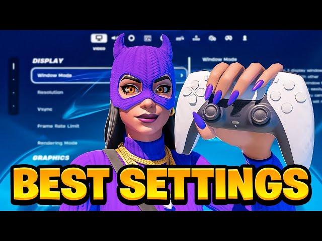 *NEW* Best Controller Settings + Sensitivity For Fortnite Chapter 6! (PS4/PS5/XBOX/PC)