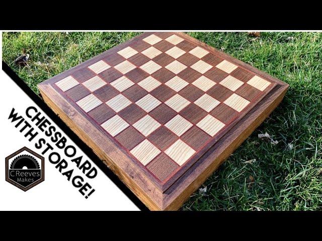 DIY: Making a Custom Chessboard With Storage!