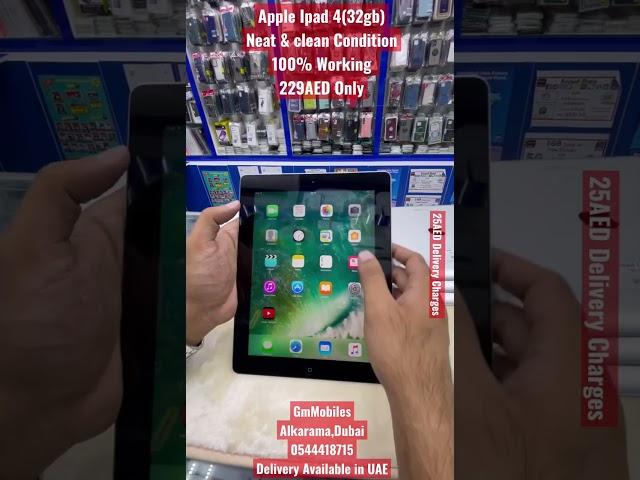 0544418715 GmMobiles - Apple ipad 4 (32gb) in dubai 229AED Good Offer Good Condition