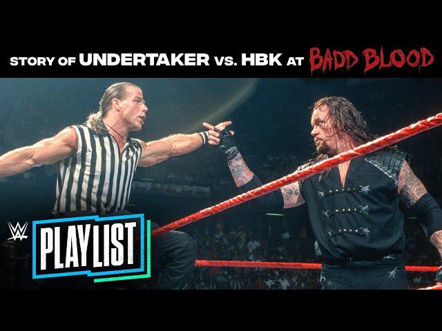 Story of The Undertaker vs. Shawn Michaels at Badd Blood 1997: WWE Playlist