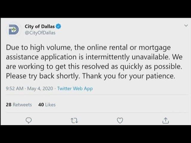 Dallas small business, rent and mortgage relief programs overwhelmed by initial applications