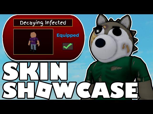 NEW PIGGY DECAYING INFECTED SKIN SHOWCASE (ALL SECRETS)