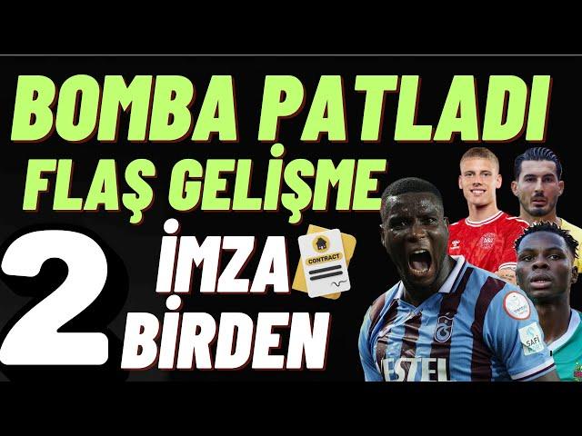 2 bomba patlıyor ! Büyük şok geldi #trabzonspor