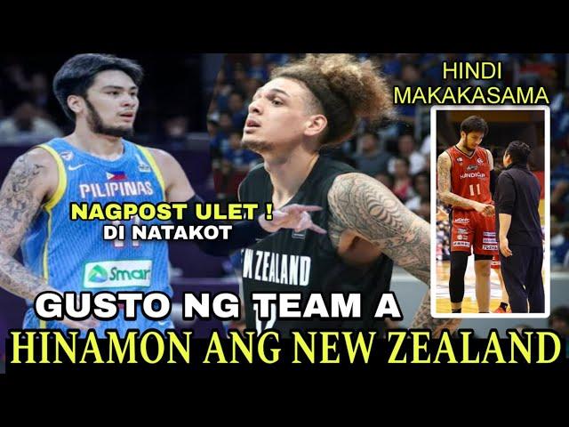 HINAMON Ang NEW ZEALAND A TEAMKai Sotto HINDI MAKAKASAMA sa KOSHIGAYA COUNTDOWN ng TALLBLACKS