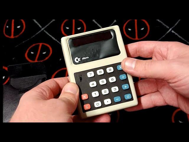 COMMODORE Pocket Calculator: 385R (version-1) 1975 Teardown Pre-Restoration RETRO TECH