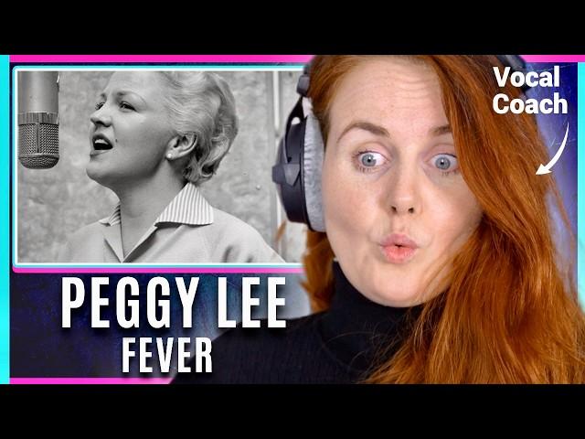 Is This The Sexiest Song Of All Time? |  Peggy Lee - Fever | Vocal Coach Reacts & Analysis