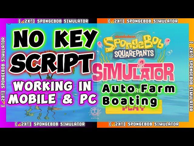  Dominate SpongeBob Simulator!  Ultimate Boating Auto Farm Script 2024 – Maximize Your Rewards!