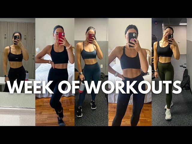 WEEK OF WORKOUTS IN MY LIFE: NYC studio reviews, classpass, how I maintain my physique