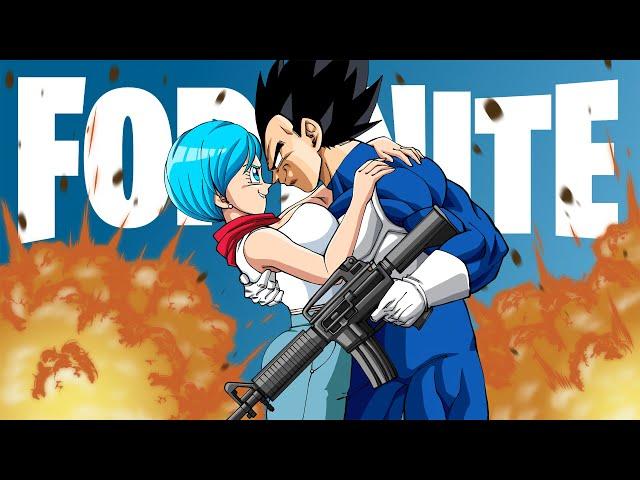 WAR AND LOVE | Vegeta And Bulma Play Fortnite