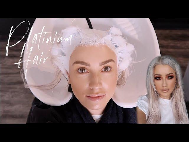 HOW I DYE MY HAIR PLATINUM | HAIR VLOG | lolaliner