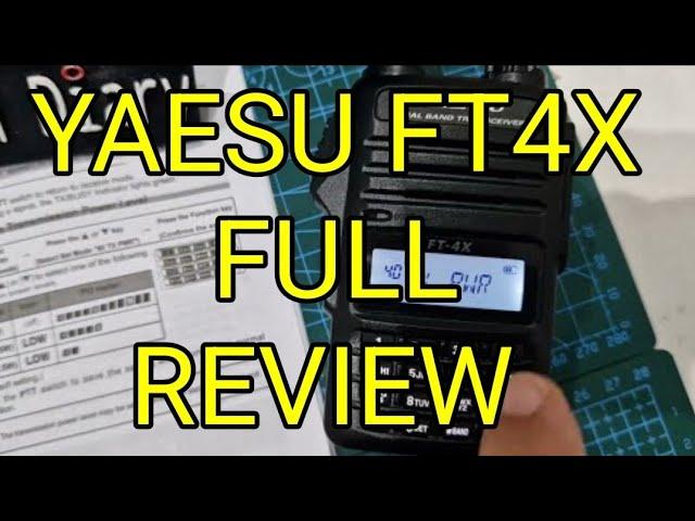 YAESU FT4XE- FULL REVIEW and Settings