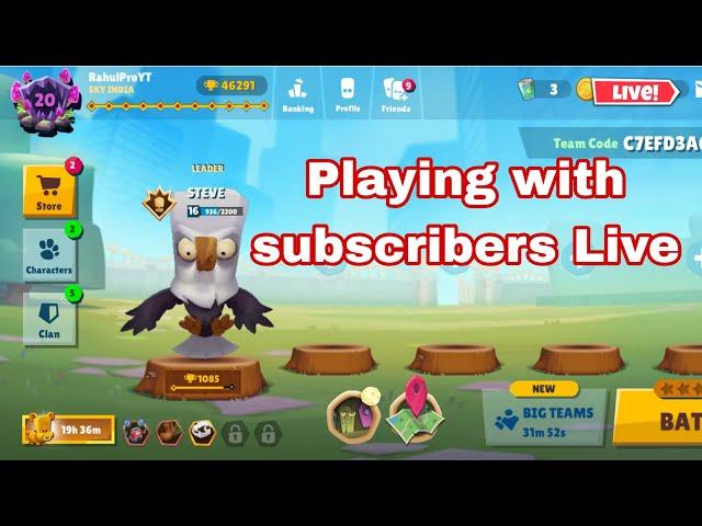 Zooba live stream | Zooba Rank push live  |  Zooba | live | gaming