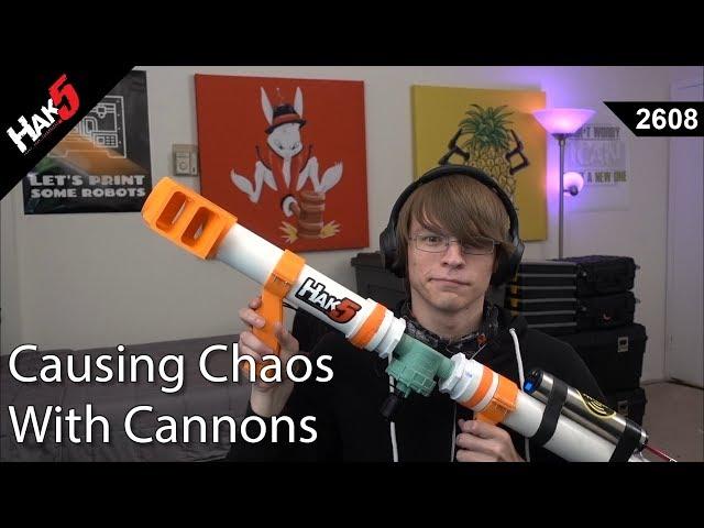 Glytch Causes Chaos with Cannons - Hak5 2608