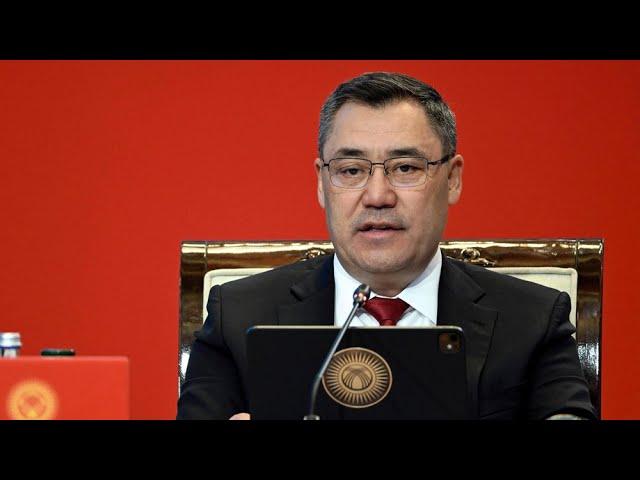 Садыр Жапаров выступил на саммите «Центральная Азия – Китай» в Астане