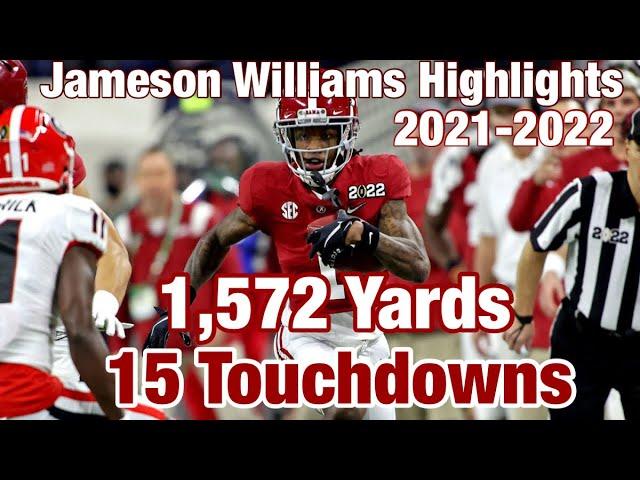 Jameson Williams 2021-2022 Season Highlights (Alabama Receiver)