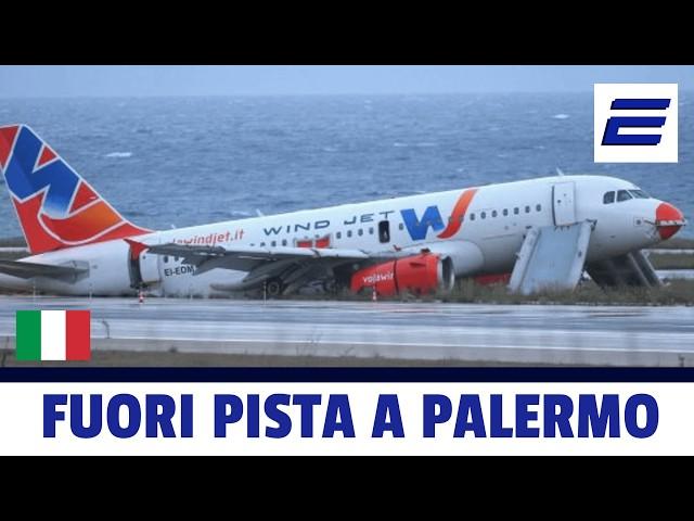   FUORI PISTA A PALERMO - ️ Volo WindJet 243