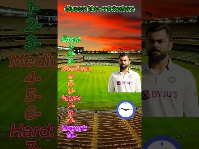 Guess the cricket player #shorts #cricket
