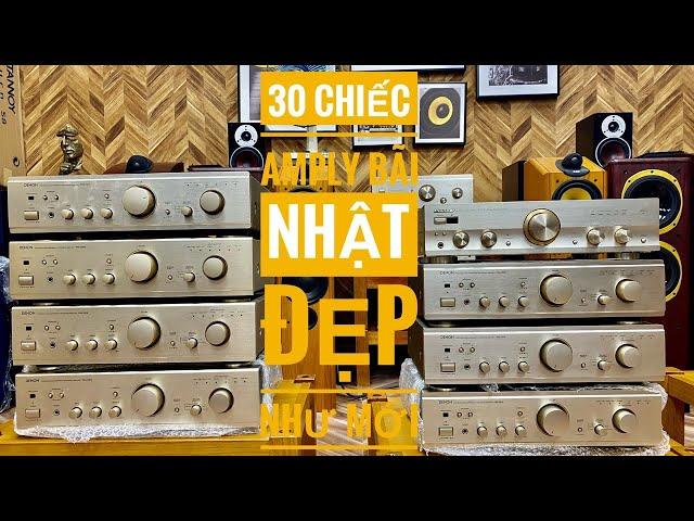 30 Chiếc Amply Nhật Bãi Đẹp Như Mới - Hàng Đấu Giá Bãi Nhật | Kệ Audio Sồi Mỹ | Amply Denon 390iv