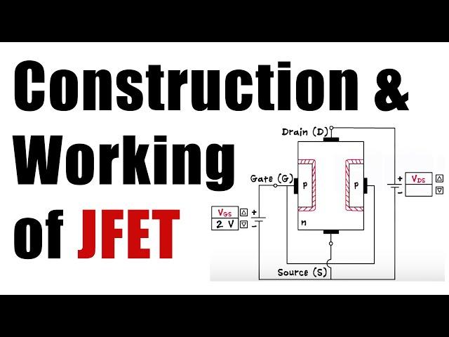 JFET - Construction & Working - Easy Explanation - Electronics