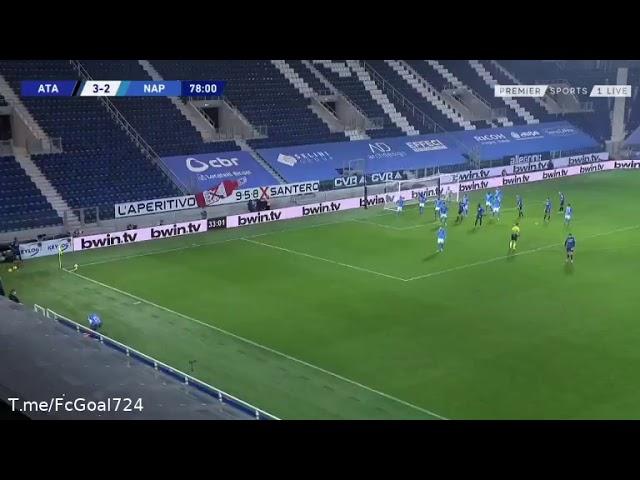 ️  FUTBOL TV HD  A Seria - 2020/21  "Atalanta" 4:2 "Napoli"  ️Gol: Romero 79'