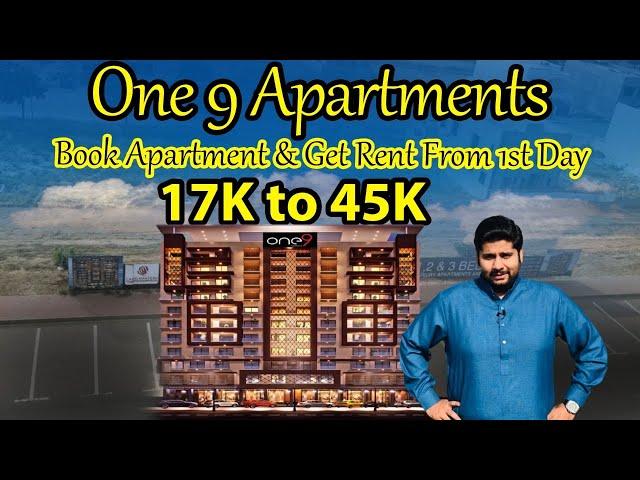 Book Apartment & Get Monthly Rent | apartments on installments | One 9 Towers in Bahria Town Karachi