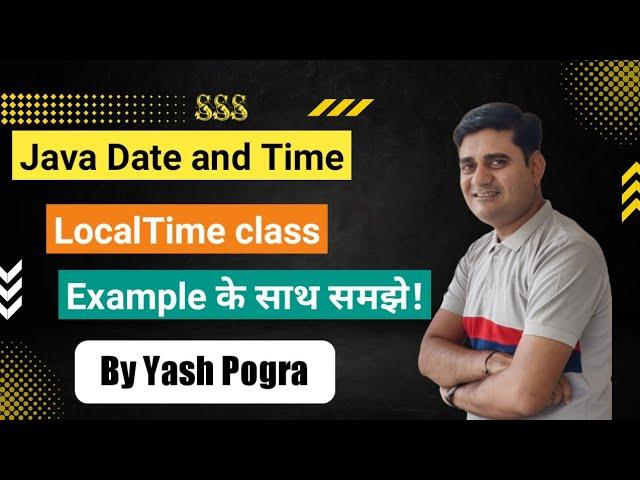 LocalTime class in java | localtime java example | Java LocalTime class