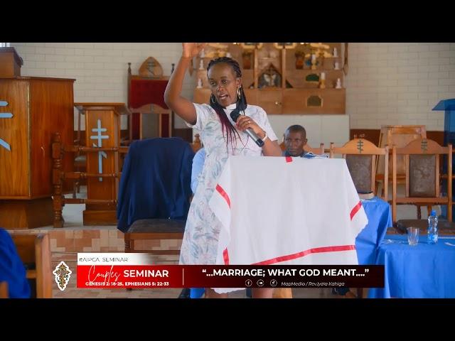 MARRIAGE; WHAT GOD MEANT || 22/06/2024 || REV LYDIA KAHIGA || AIPCA GATHANGARI PARISH