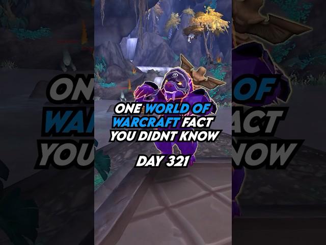 Here’s one world of Warcraft fact you didn’t know!Day 321 #warcraft #worldofwarcraft