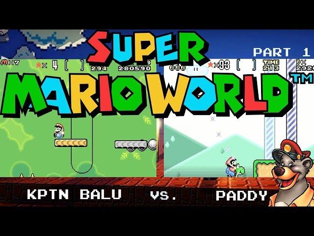 Super Mario World 1on1 - Part 1 // KPTN BALU VS. PADDY