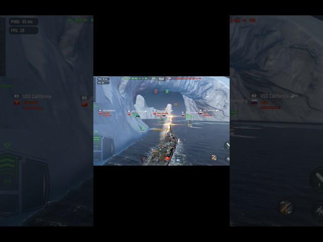 INS Delhi destroyed USS California in middle Hole of Sparkling Ice #forceofwarships