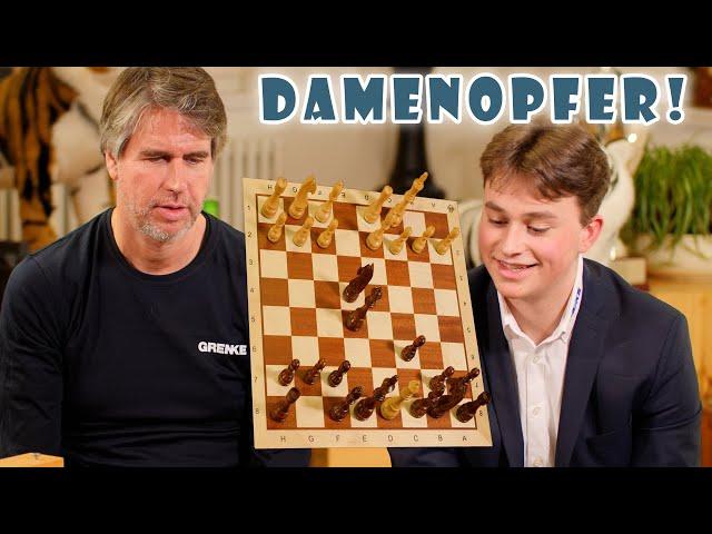 Legendäres Damenopfer! | Vincent Keymer erklärt Schach