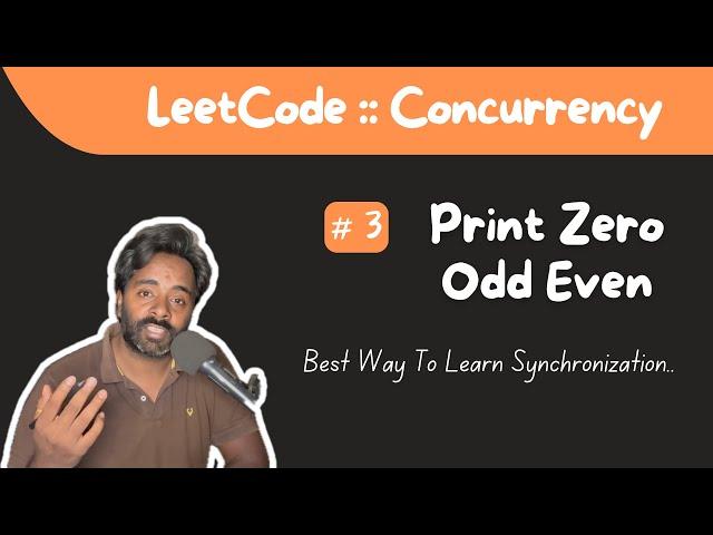 LeetCode Concurrency Print Zero Odd Even