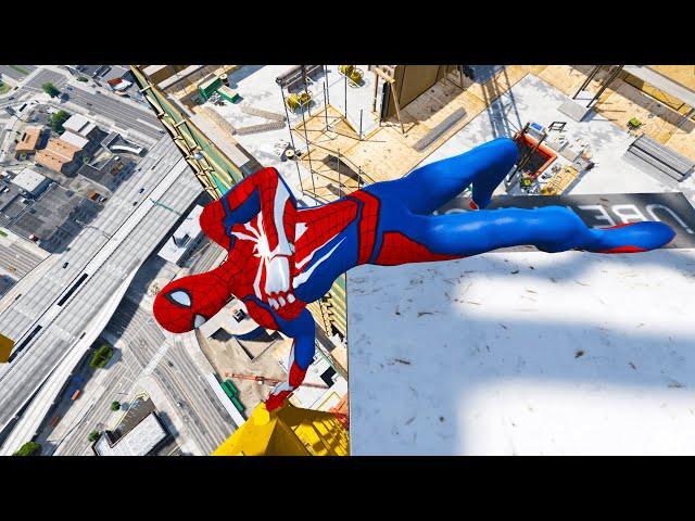 GTA 5 Epic Ragdolls | Spiderman and Colorful Spiderman Jumps/fails (Euphoria Physics Funny Ragdolls)