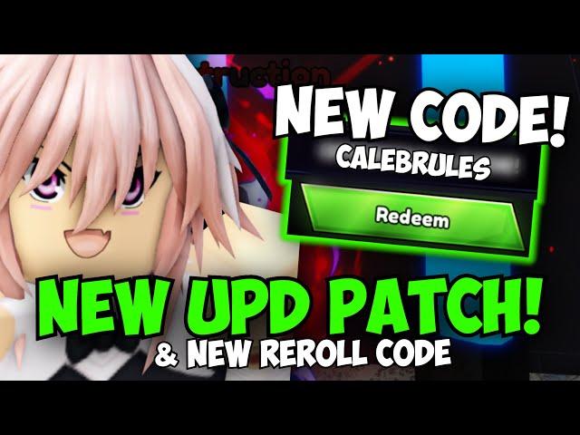 ANOTHER NEW 20 Reroll Code & Update Patch! Anime Last Stand News