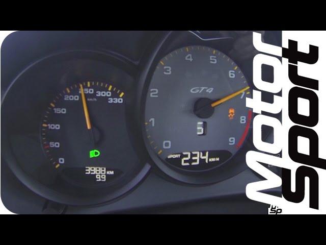 0-240 km/h : Porsche Cayman GT4 (Motorsport)