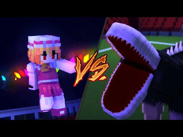 SCP-682 vs Flandre Scarlet [Improved Version] - SCP Foundation vs Touhou | Minecraft Animation