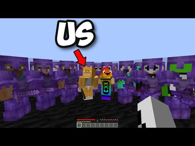 Sneaking into a PROFESSIONAL minecraft event as noobs...