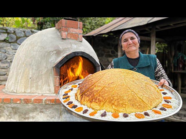 Shah Pilaf according to the Best Traditions of Azerbaijan! Wonderful Life in the Village