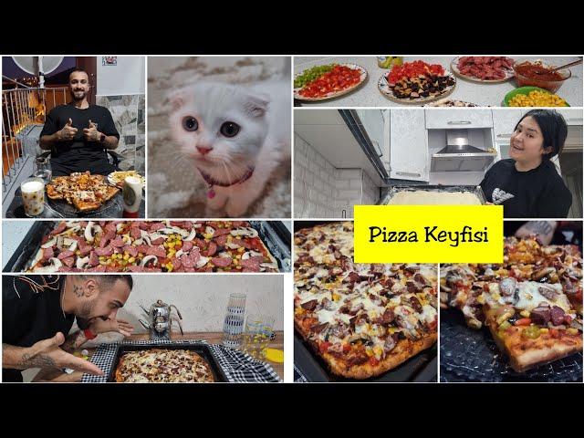 Kocamla Evde Bir Hafta Sonu Pizza Tarifi