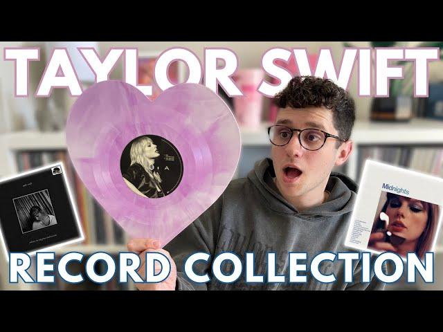 My Taylor Swift Record Collection! | LLFP, Folklore LPSS, + ALBUM OF THE YEAR MIDNIGHTS