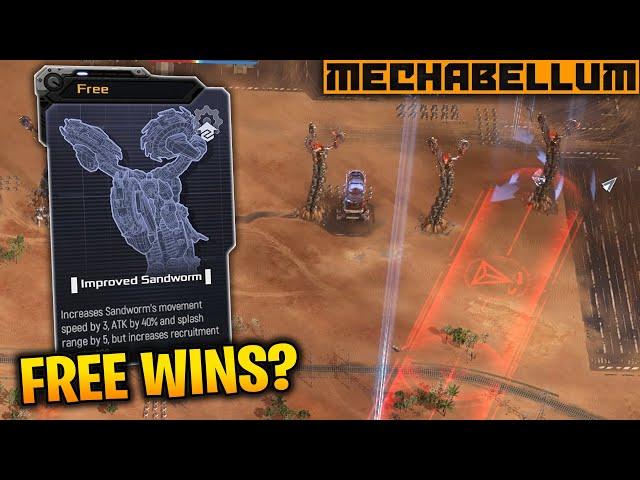 Improved Sandworm Spam TOO STRONG? High MMR Strategy ft. Cast - Mechabellum