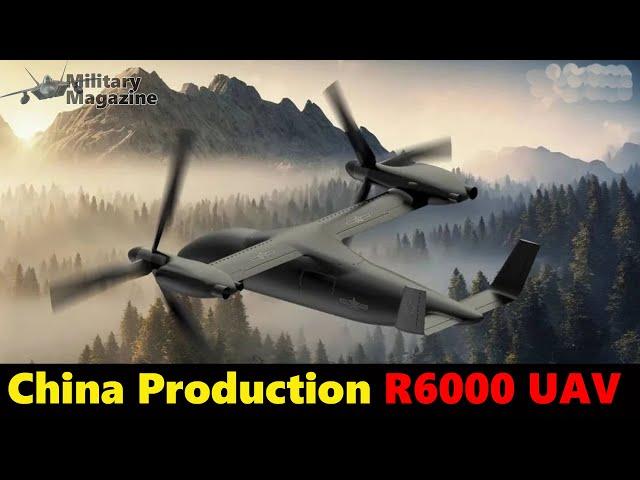 China Announces Production of First 6-Ton Zhang Ying R6000 Tiltrotor UAV