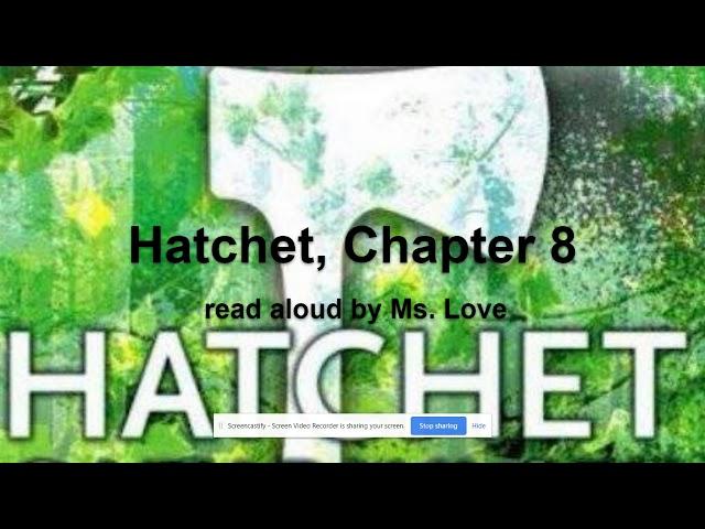 Hatchet by Gary Paulsen, Chapter 8