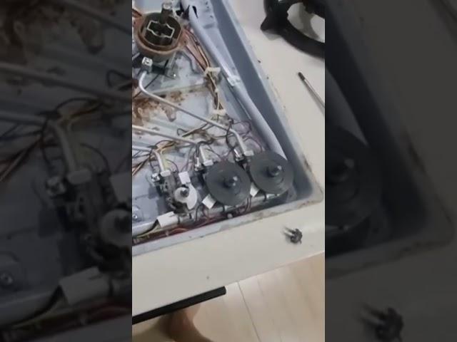 가스렌지 점화 불량 손잡이 놓으면 꺼지는 진짜이유 #short#가스렌지#리미트스위치